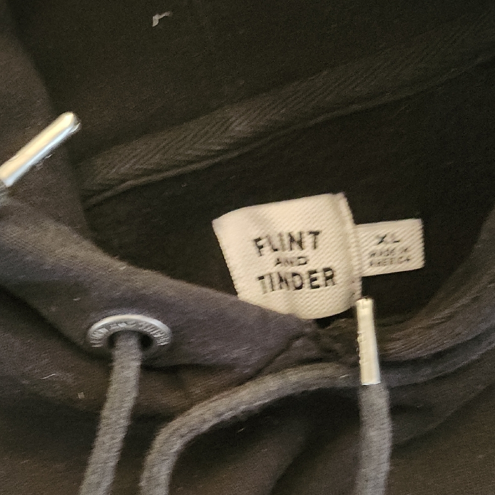 Flint and Tinder Black Hoodie